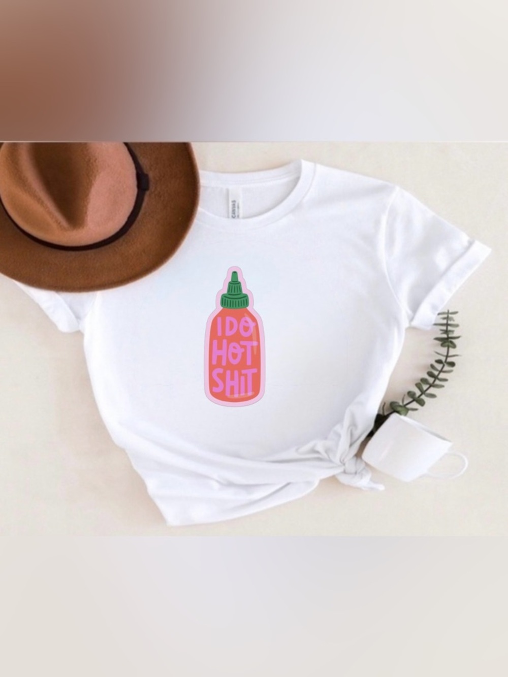 I Do Hot Shit Shirt Funny Graphic Tee Trendy Bold Statement Top